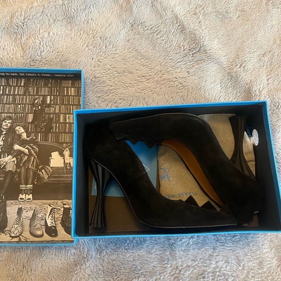 John Fluevog Neptune Queen of the Skies Dragon Heels - Picture 2 of 14